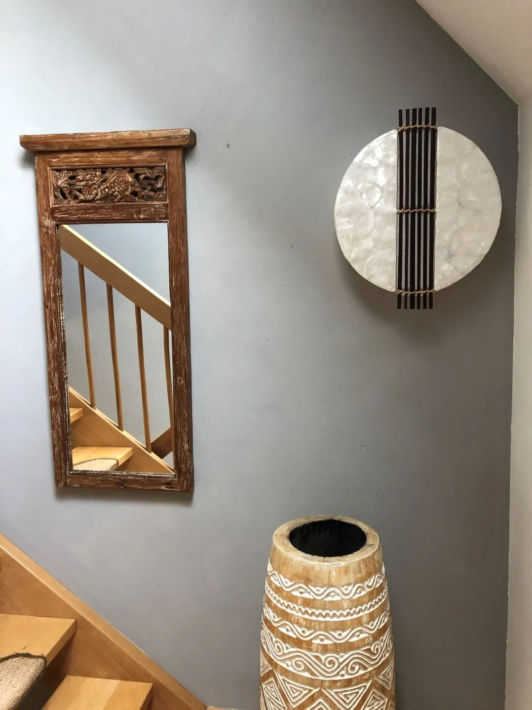 Art-Déco-Tür mit geometrischer Verglasung